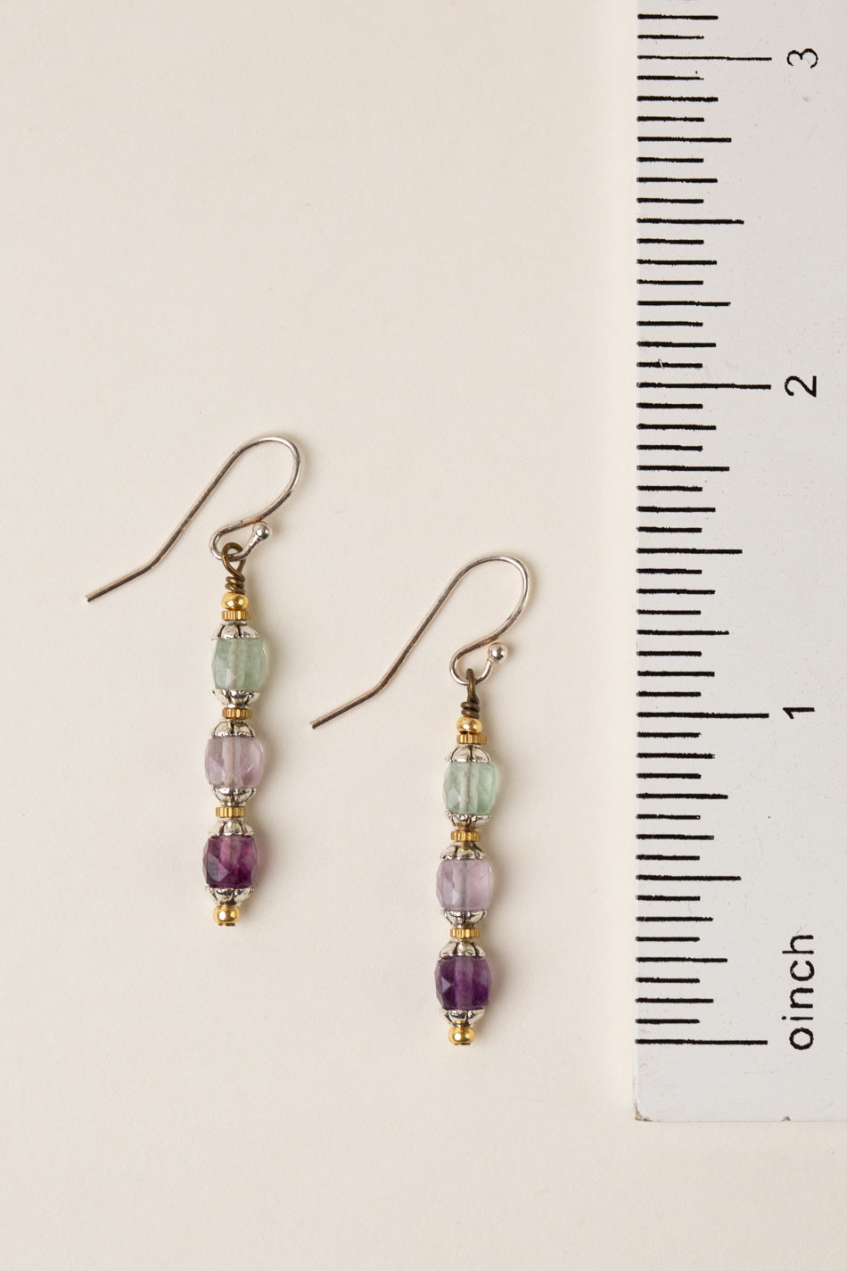 Aspire Flourite Simple Earrings