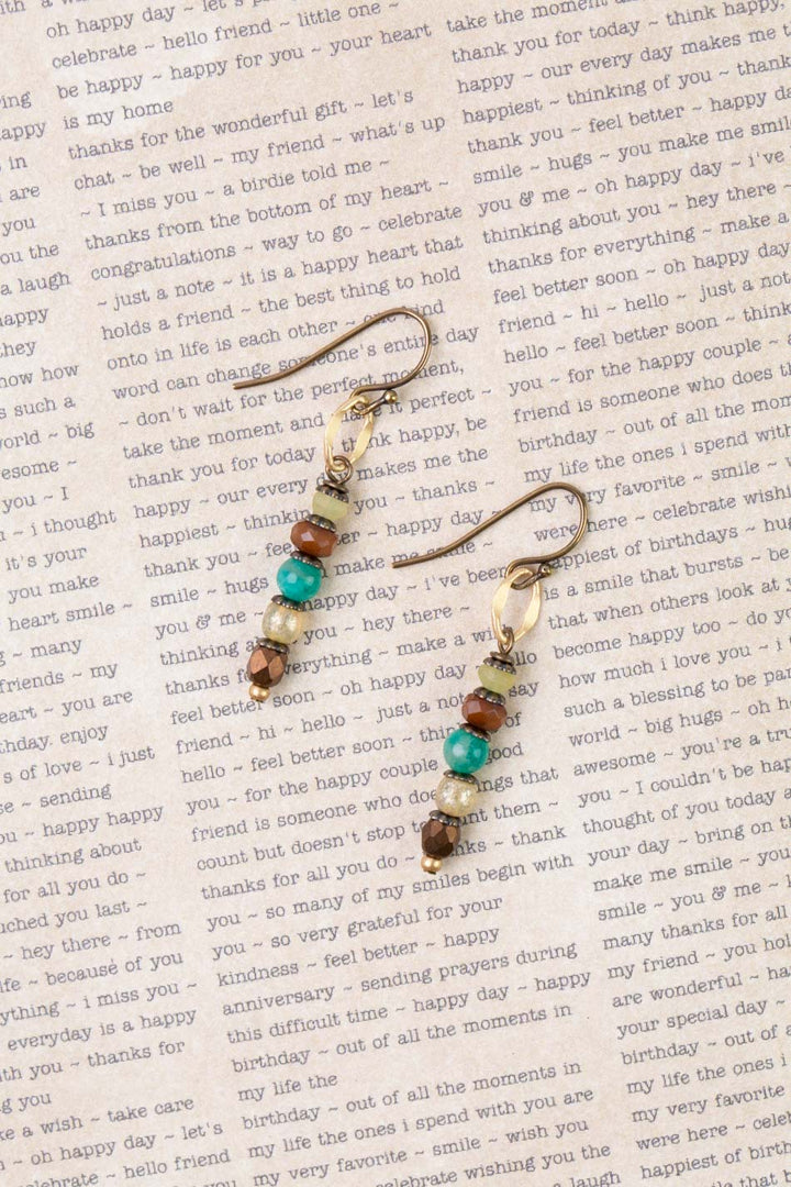 Atlas Czech Glass Simple Earrings