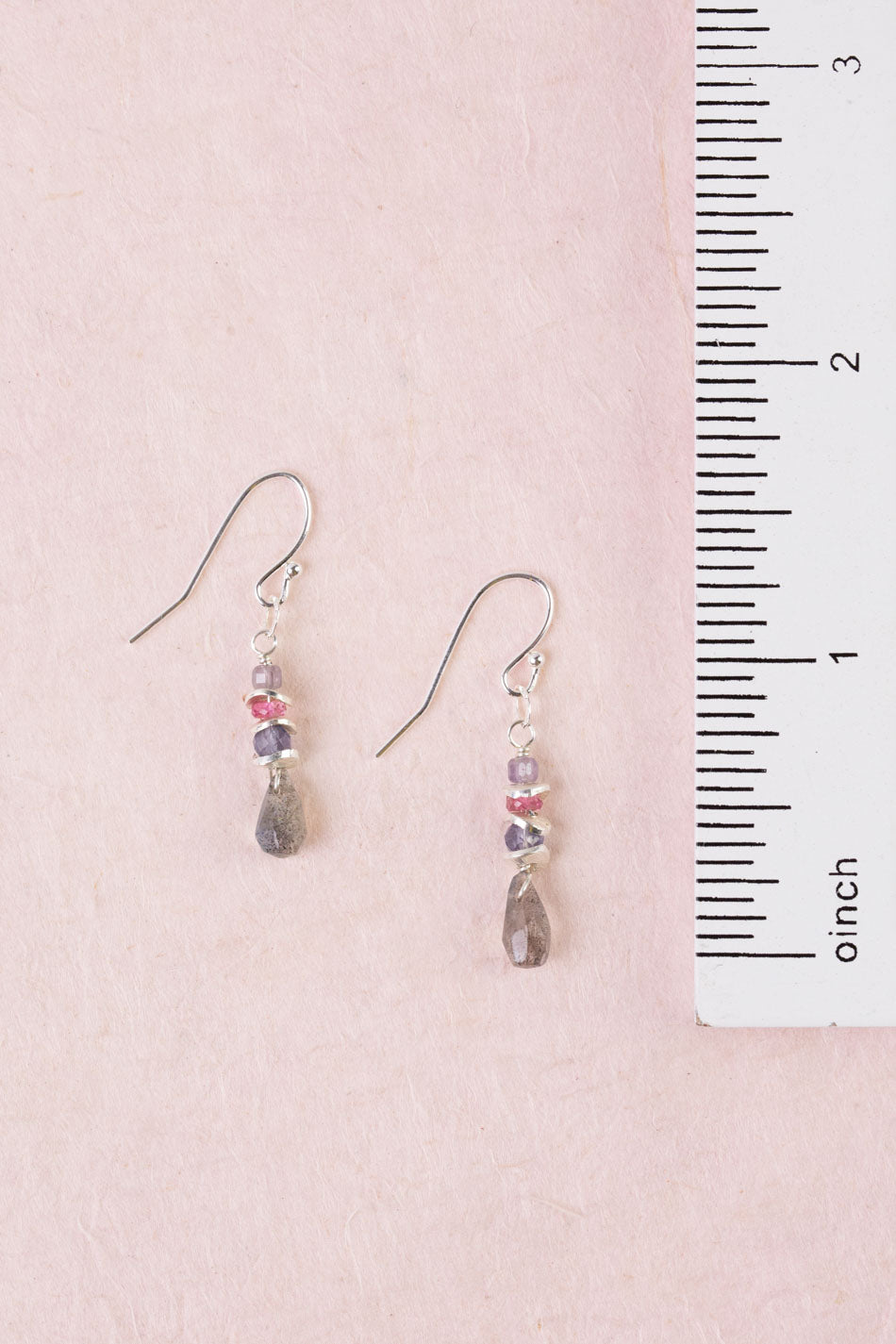 Celestial Labradorite Simple Earrings