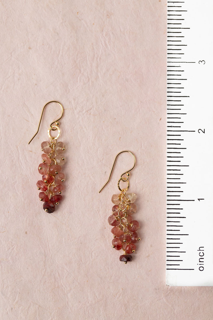 Divinity Andesine Cluster Earrings