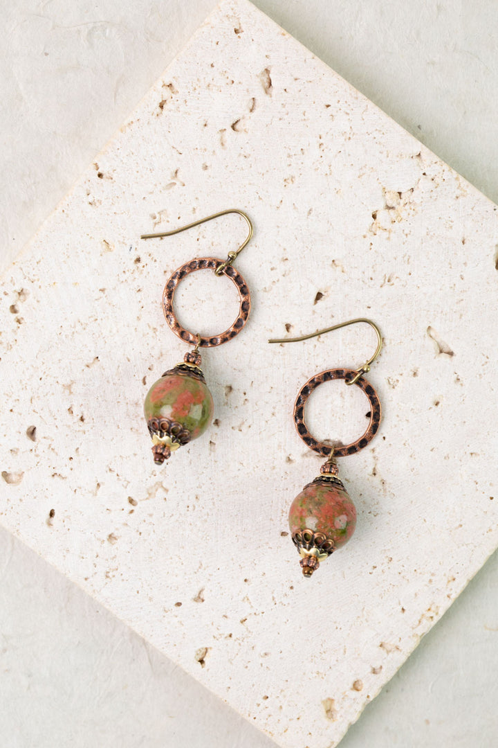 Dominion Unakite Dangle Earrings