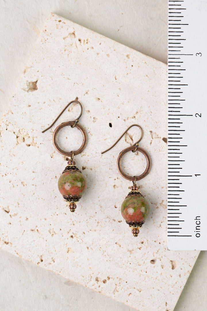 Dominion Unakite Dangle Earrings