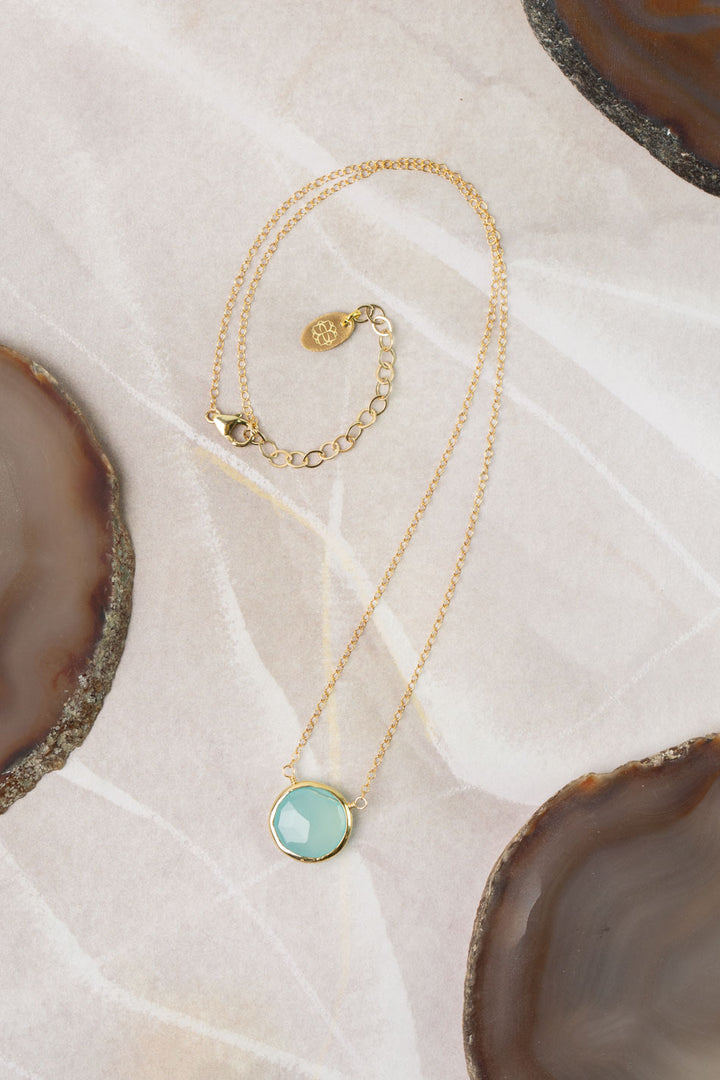 Favorites 16-18" Chalcedony Simple Necklace