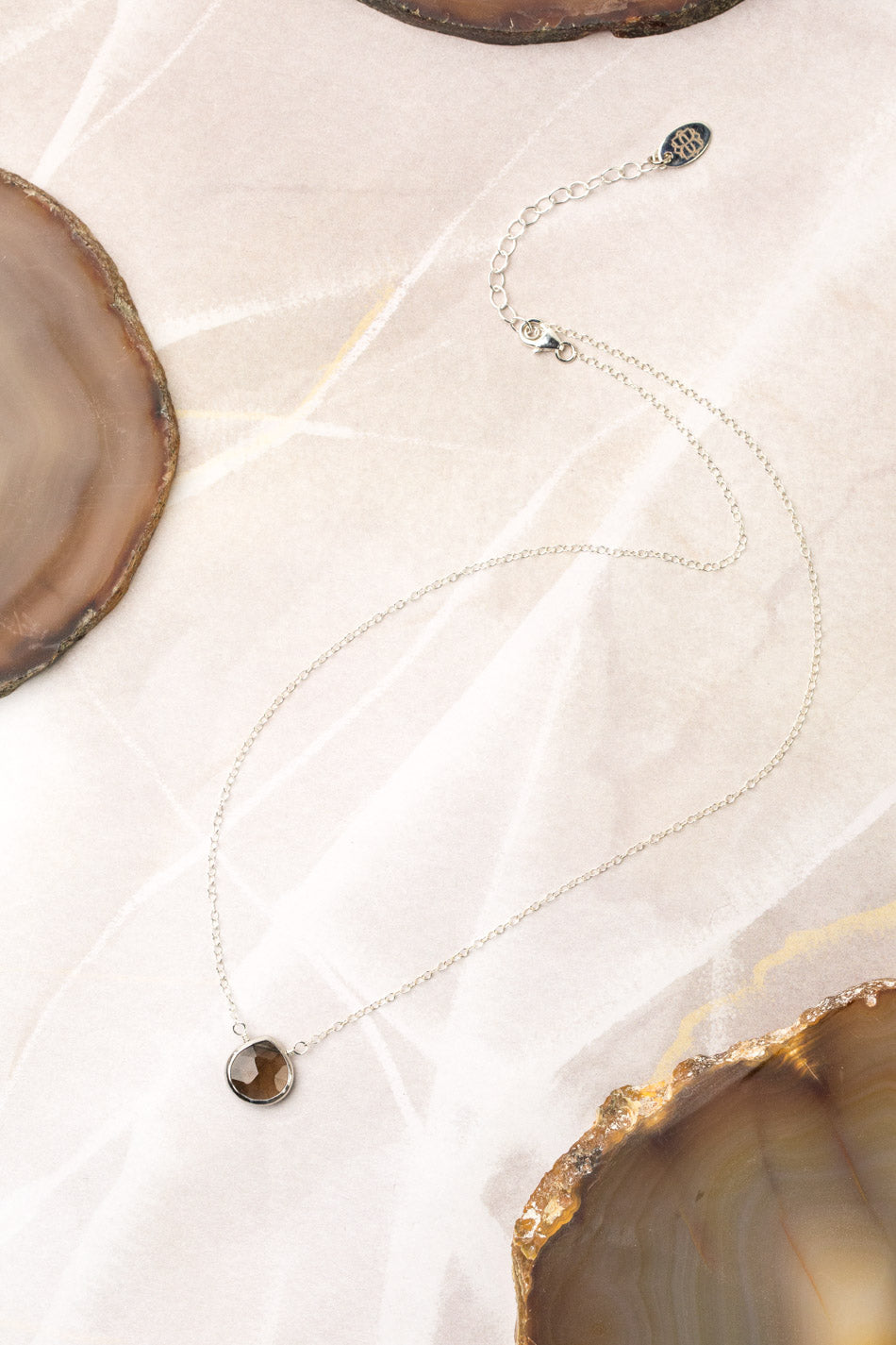 Favorites 16-18" Silver Labradorite Simple Necklace