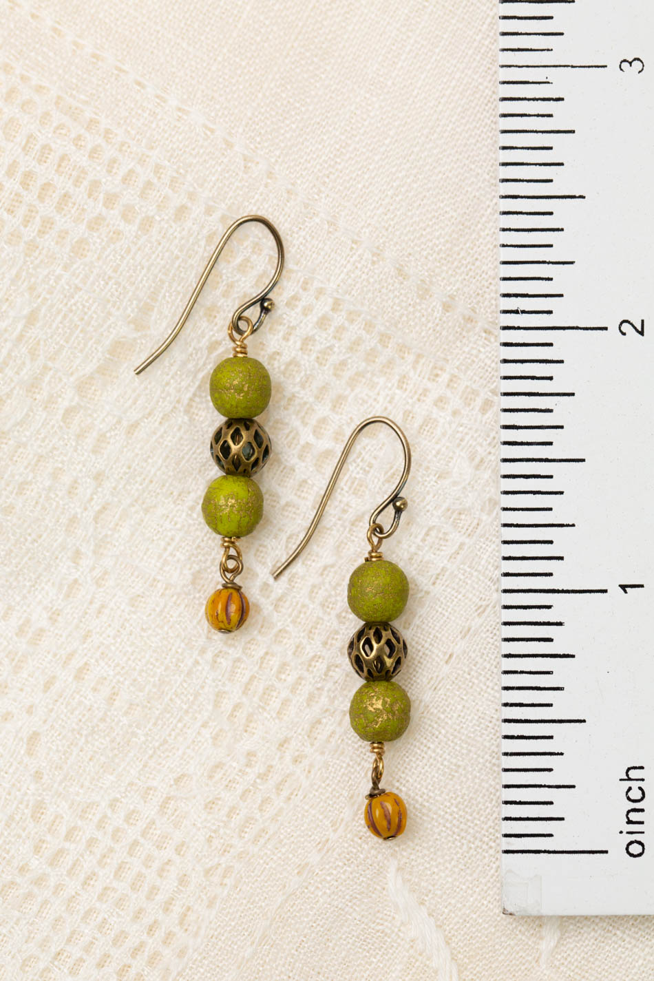 Guidance Czech Glass Simple Earrings