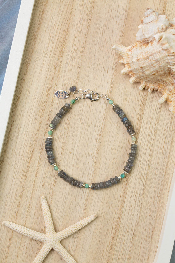 Mystic 7.5-8.5" Labradorite Simple Bracelet