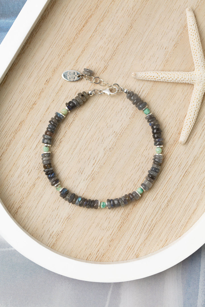 Mystic 7.25-8.25" Labradorite Simple Bracelet