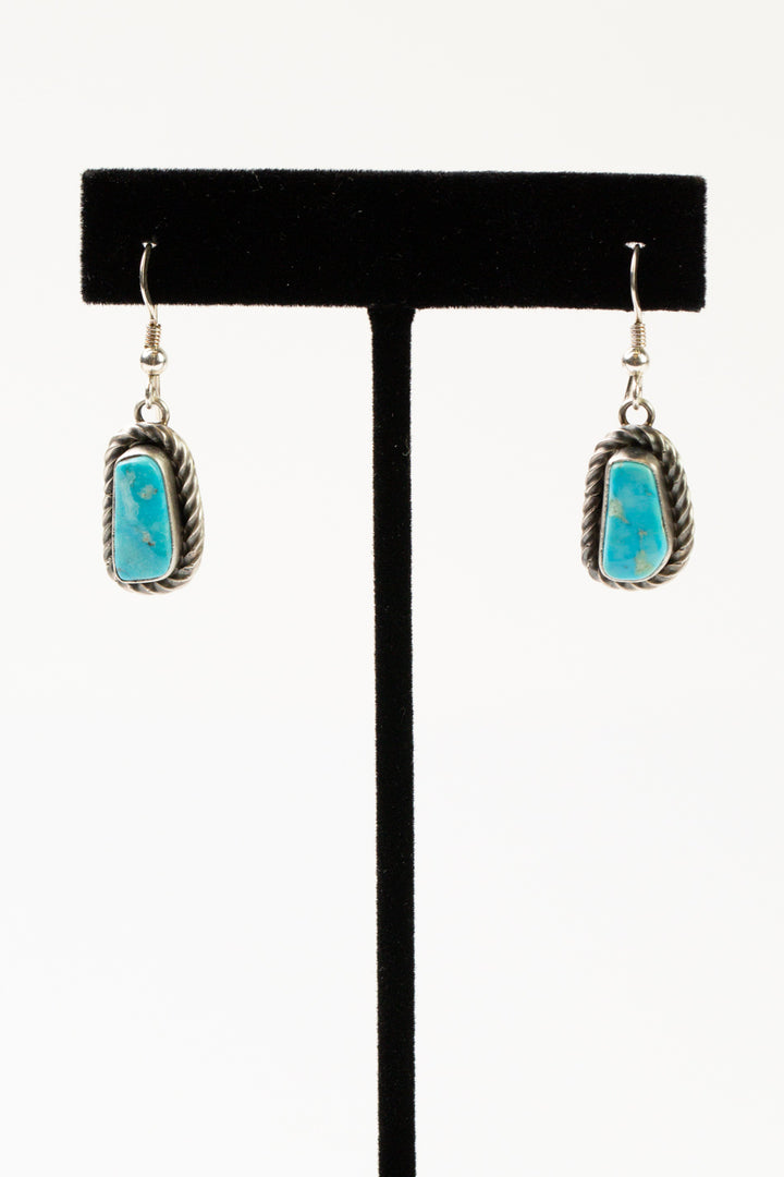 Eli Skeets 18.25" Kingman Turquoise Statement Necklace And Earrings Set