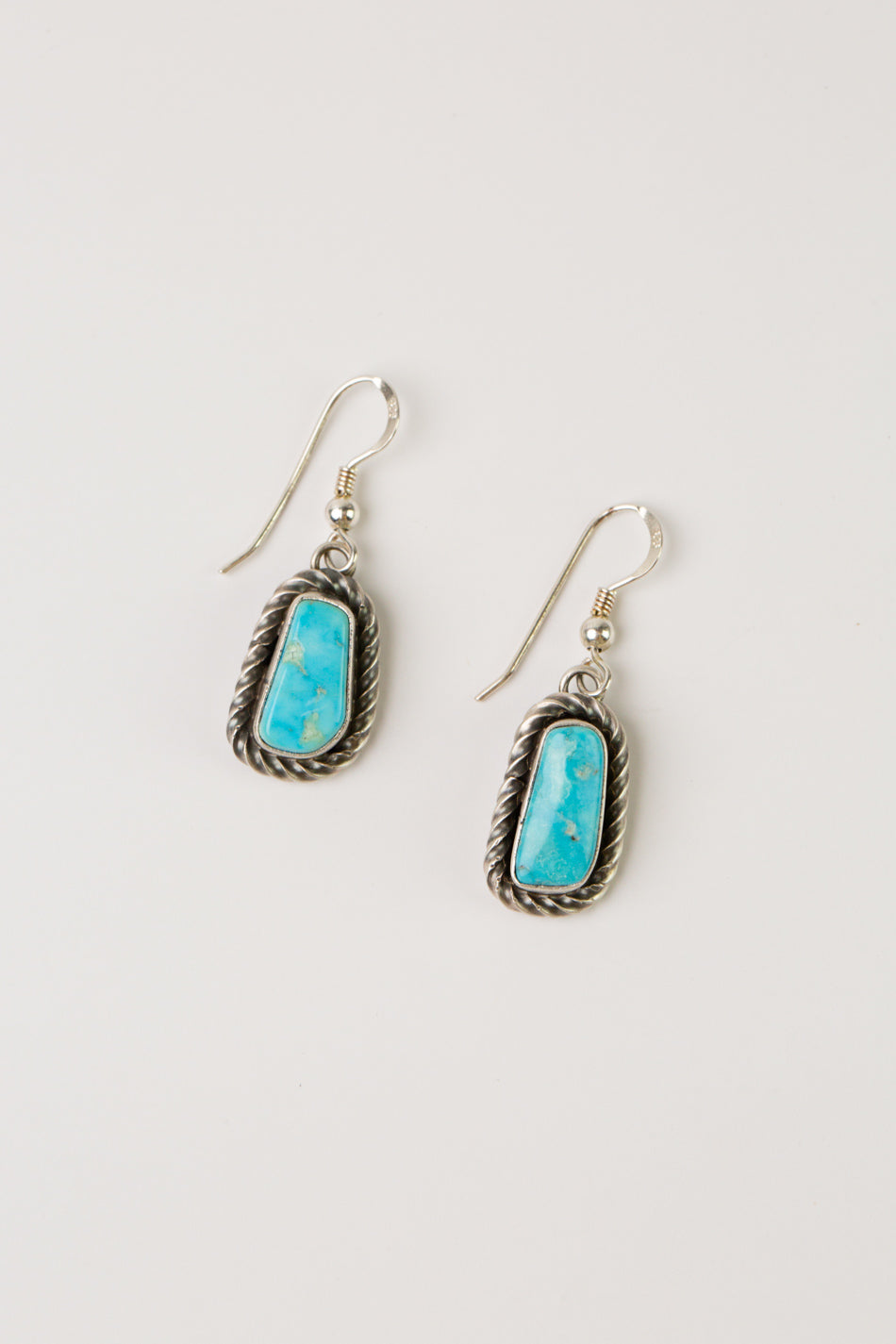 Eli Skeets 18.25" Kingman Turquoise Statement Necklace And Earrings Set