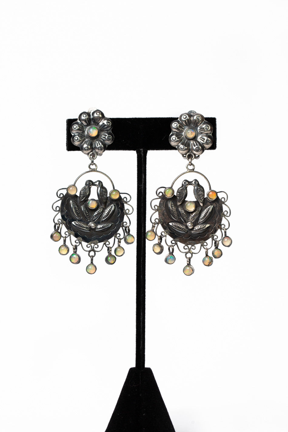 Federico Fire Opal Statement Earrings