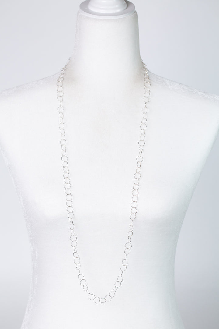 One Of A Kind 39.5" Sterling SIlver Chain Simple Necklace