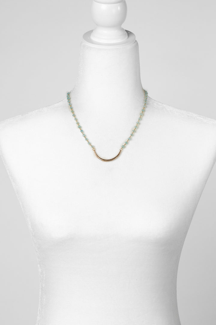 One Of A Kind 17-19" Chalcedony Simple Necklace