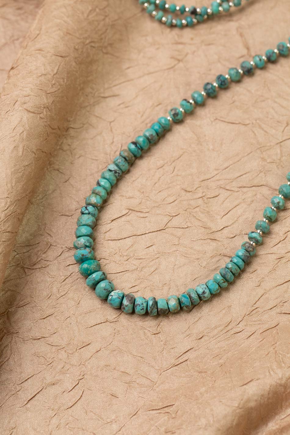 One Of A Kind 27.5-29.5" Natural Turquoise Simple Necklace