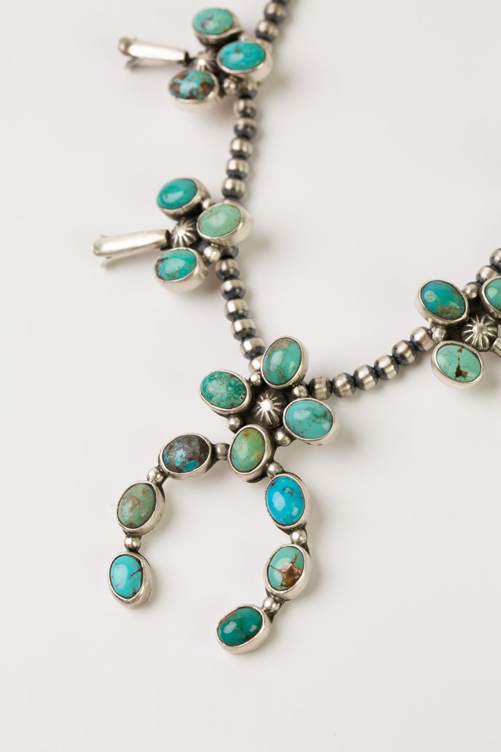 LK 23.5" Royston Turquoise Statement Necklace