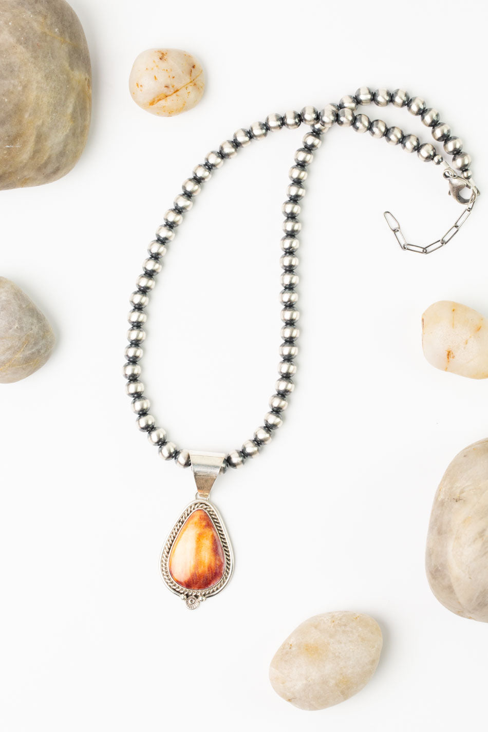 C. Charley 18-20" Spiny Oyster Statement Necklace