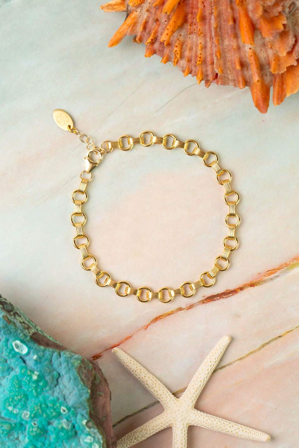 Ocean Waves 7.5-8.5" Simple Bracelet