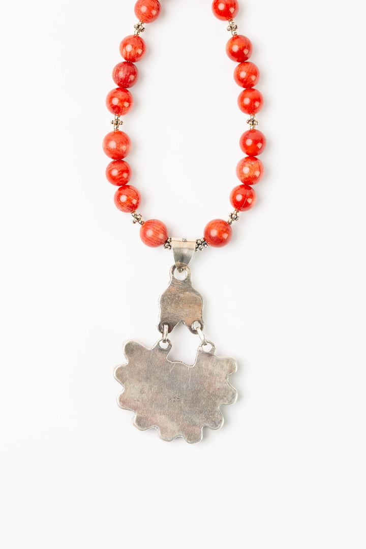One Of A Kind 25-27" Coral Statement Necklace