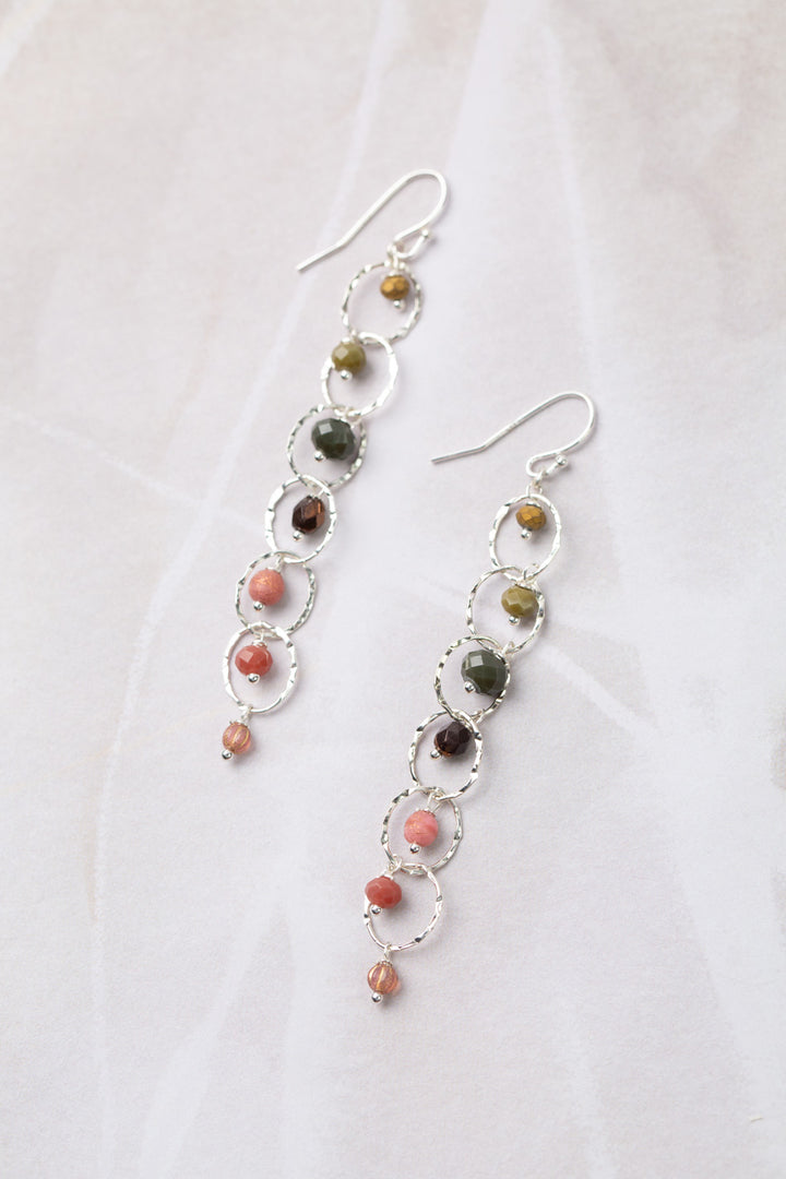 Promise Czech Glass, Crystal Dangle Earrings