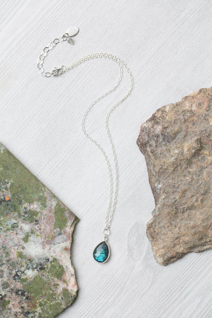 Resilience 14.5-16.5" Labradorite Simple Necklace