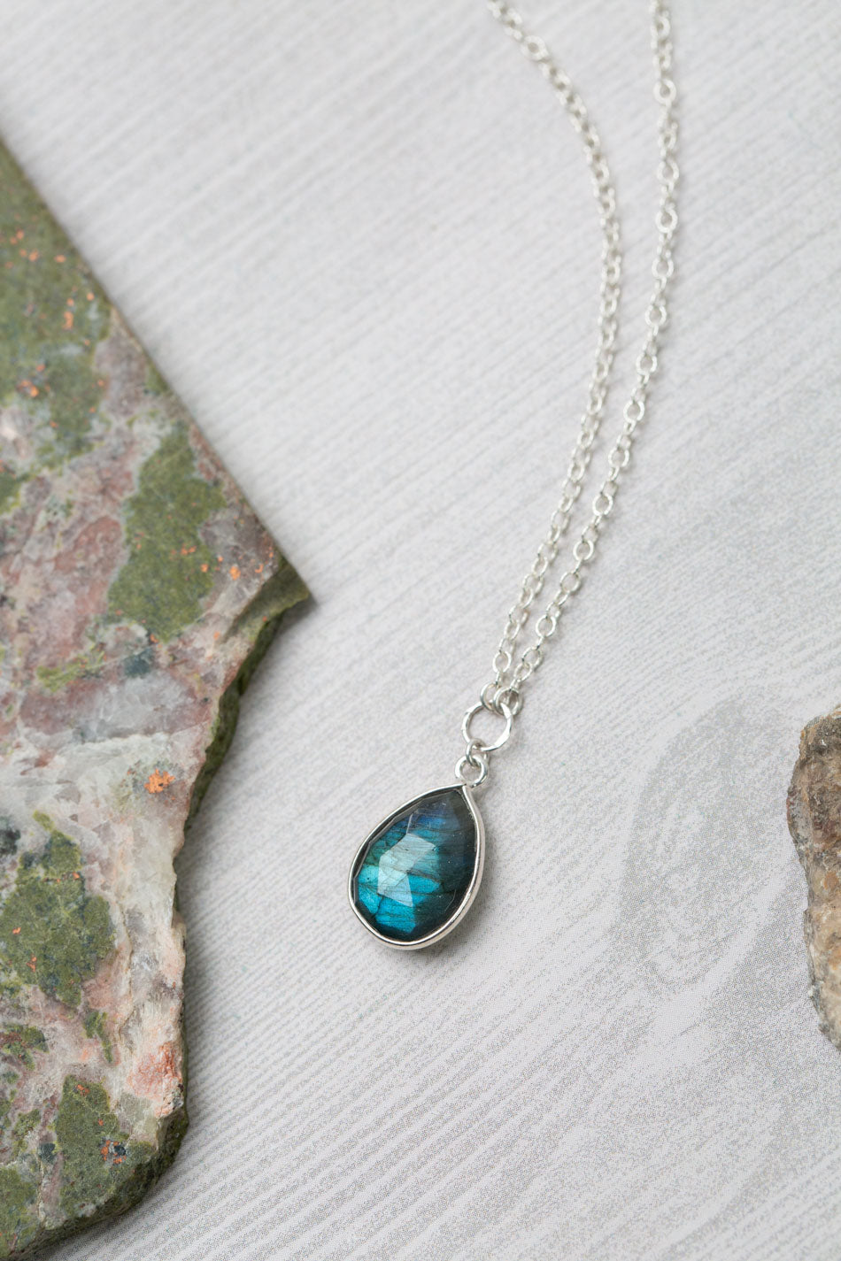 Resilience 14.5-16.5" Labradorite Simple Necklace