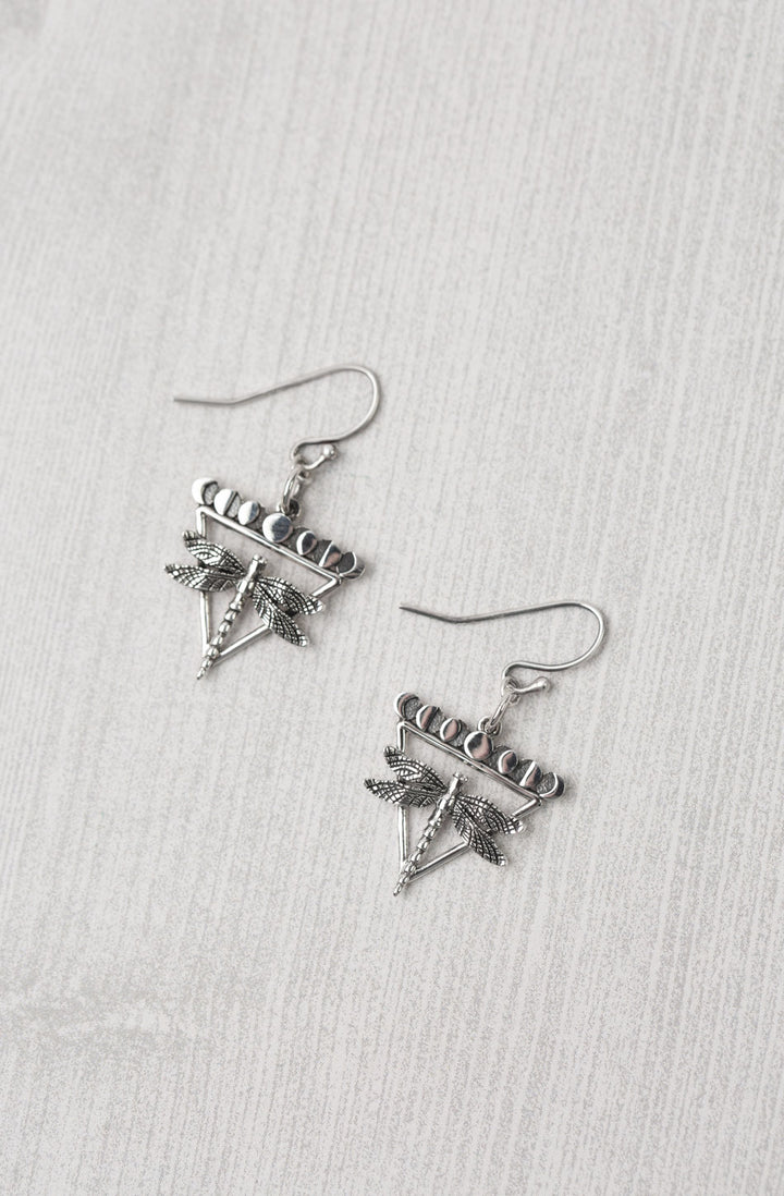 Resilience Dragonfly Simple Earrings