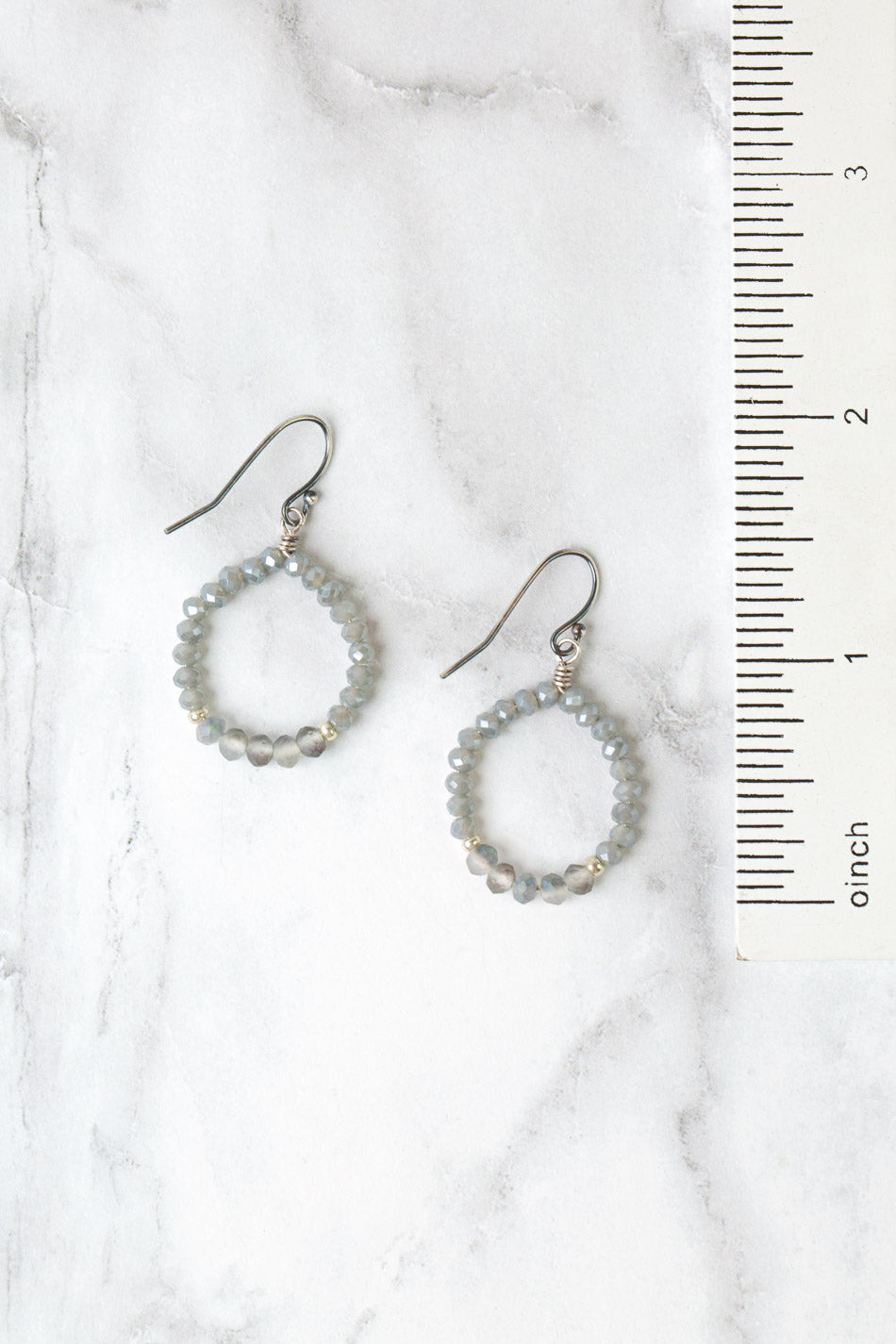 Reflections Crystal Hoop Earrings