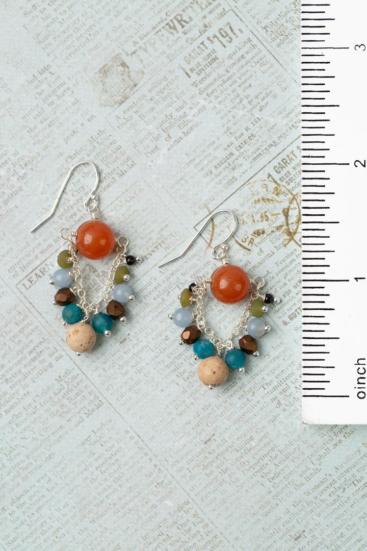 Vitality Agate Statement Earrings