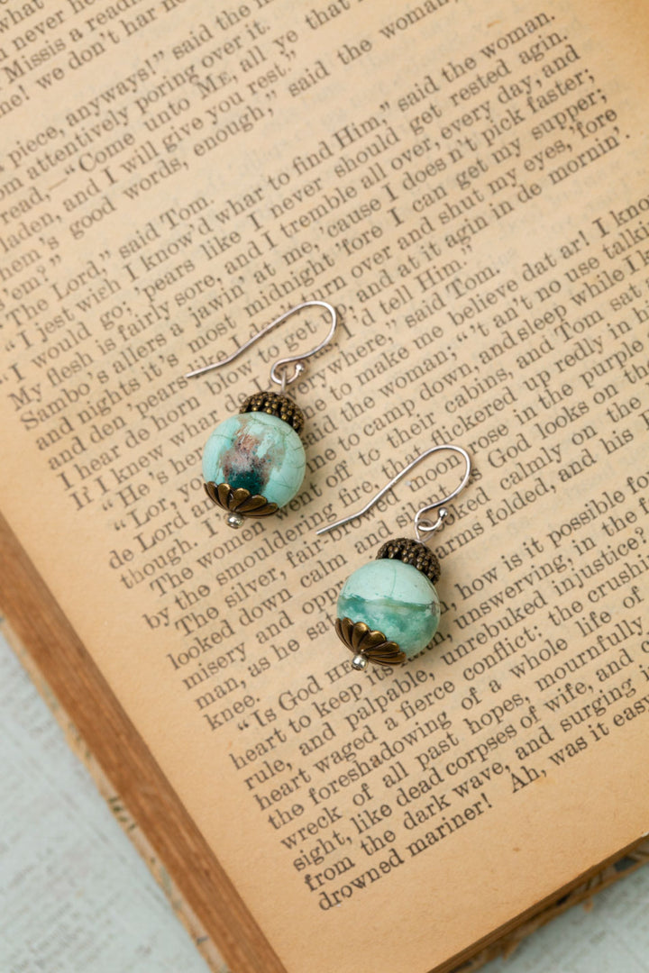 Wisdom Within Peruvian Turquoise Simple Earrings