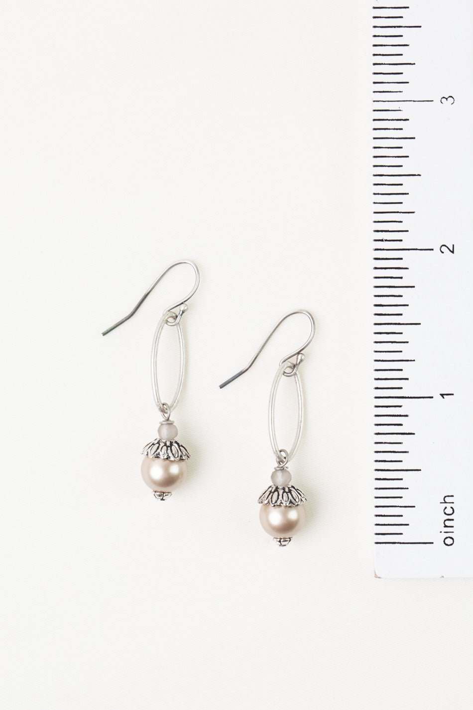 Windsor Castle Swarovski Pearl Dangle Earrings