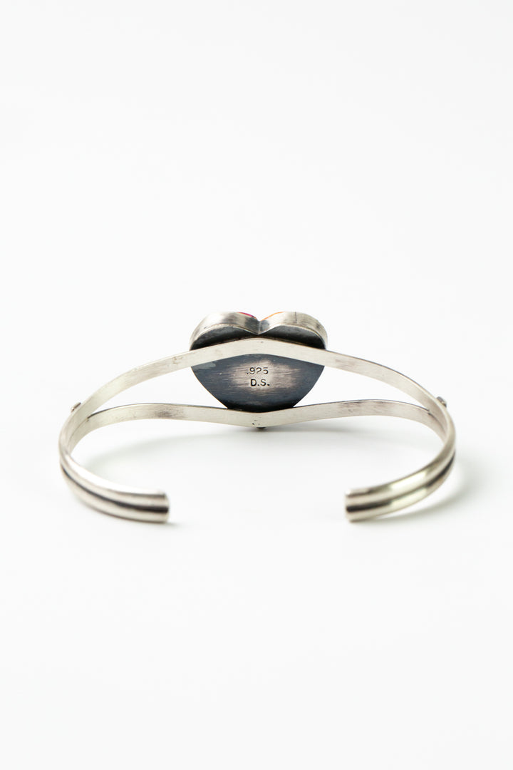 D. S. 6.5" Pink Dahlia Statement Bracelet